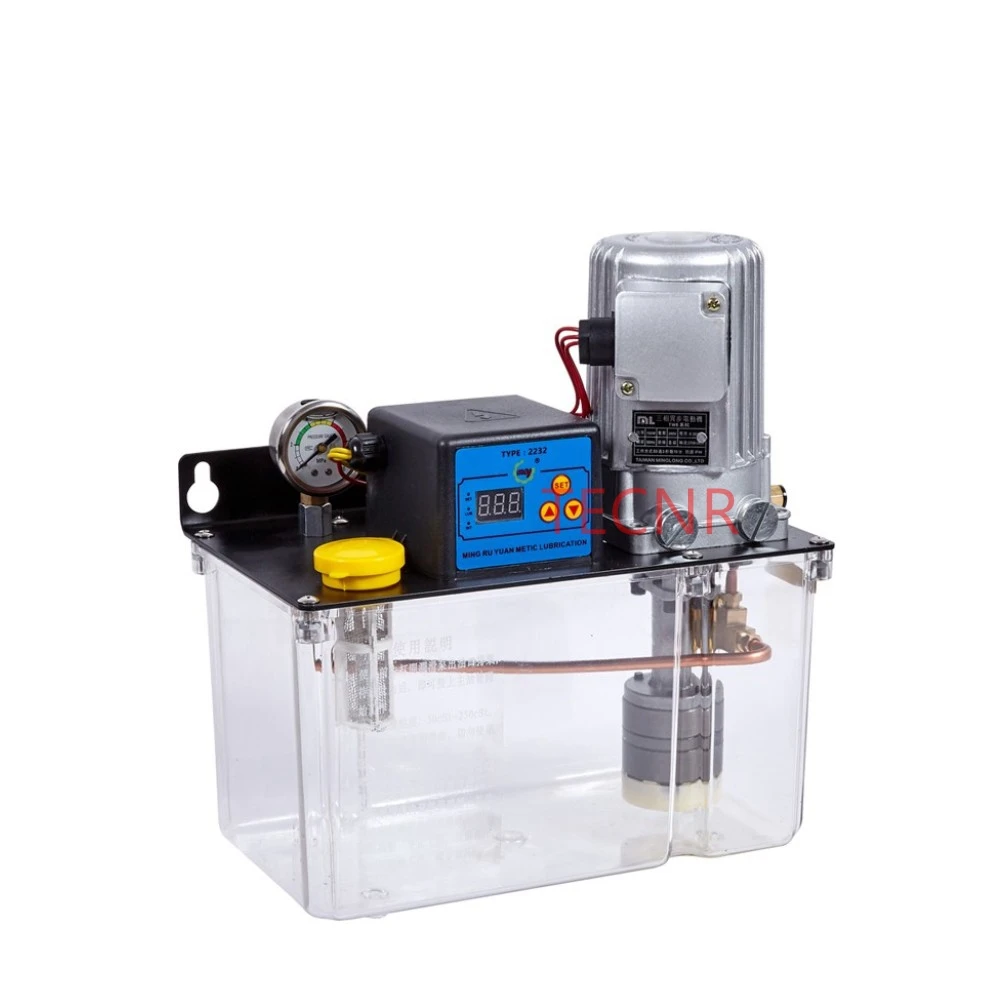 TECNR 4 л Полностью автоматический CNC масляный смазочный насос 220 В 380 PLC цифровой