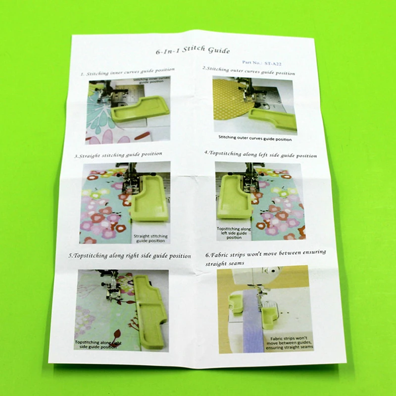 

Sewing SeamGuide PositioningPlate Multi Functional Interlock Guide Grid Measure New