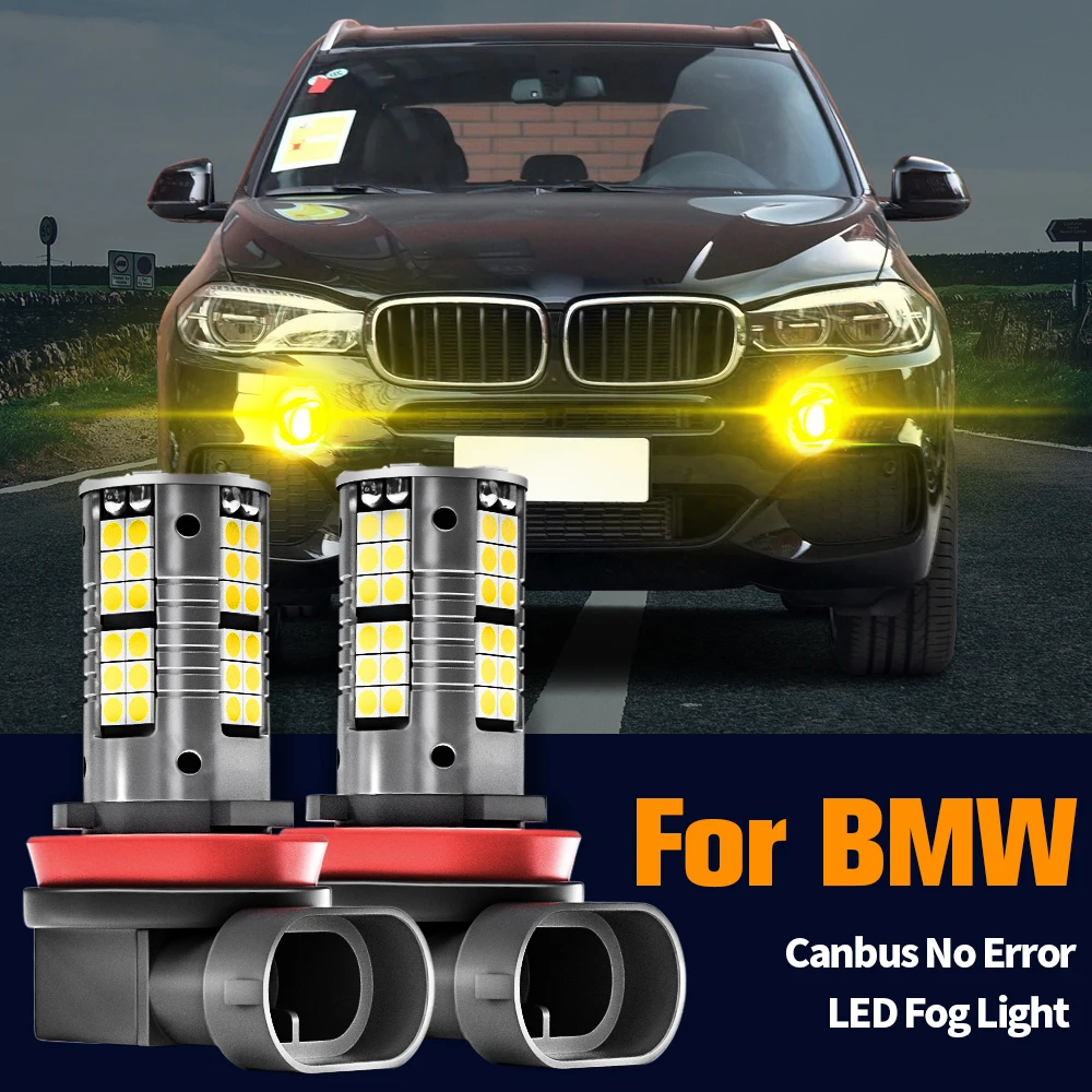 

2pcs LED Fog Light Canbus H8 For BMW X1 F48 X2 F39 X4 F26 X5 F15 F85 X6 F16 F86 4 5 7 Series F83 F32 F82 F36 F10 F01 F02 F03 F04