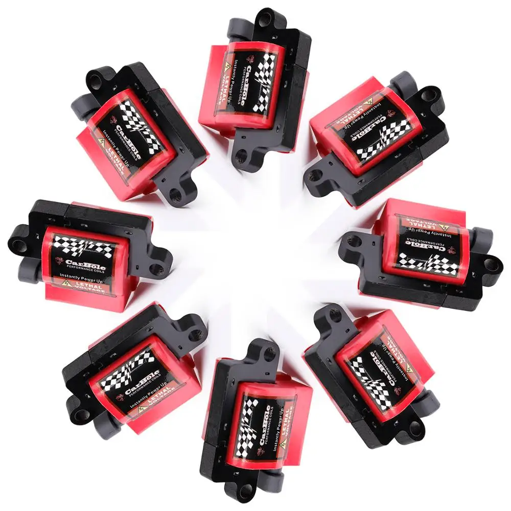 Комплект из 8 карбоновых катушек зажигания автомобиля для Chevy Silverado GMC Отправитель