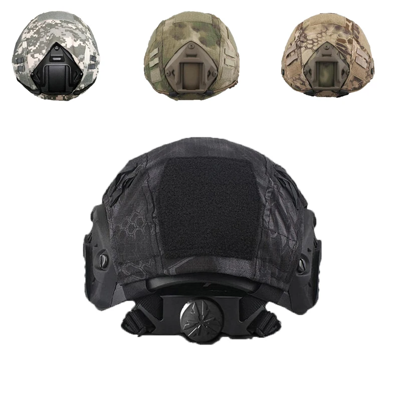 

Hunting Camouflage Tactical Kryptek Helmet Cover for Ops-Core FAST PJ MH BJ CS Wargame Airsoft Helmets Ballistic Helmets Gear