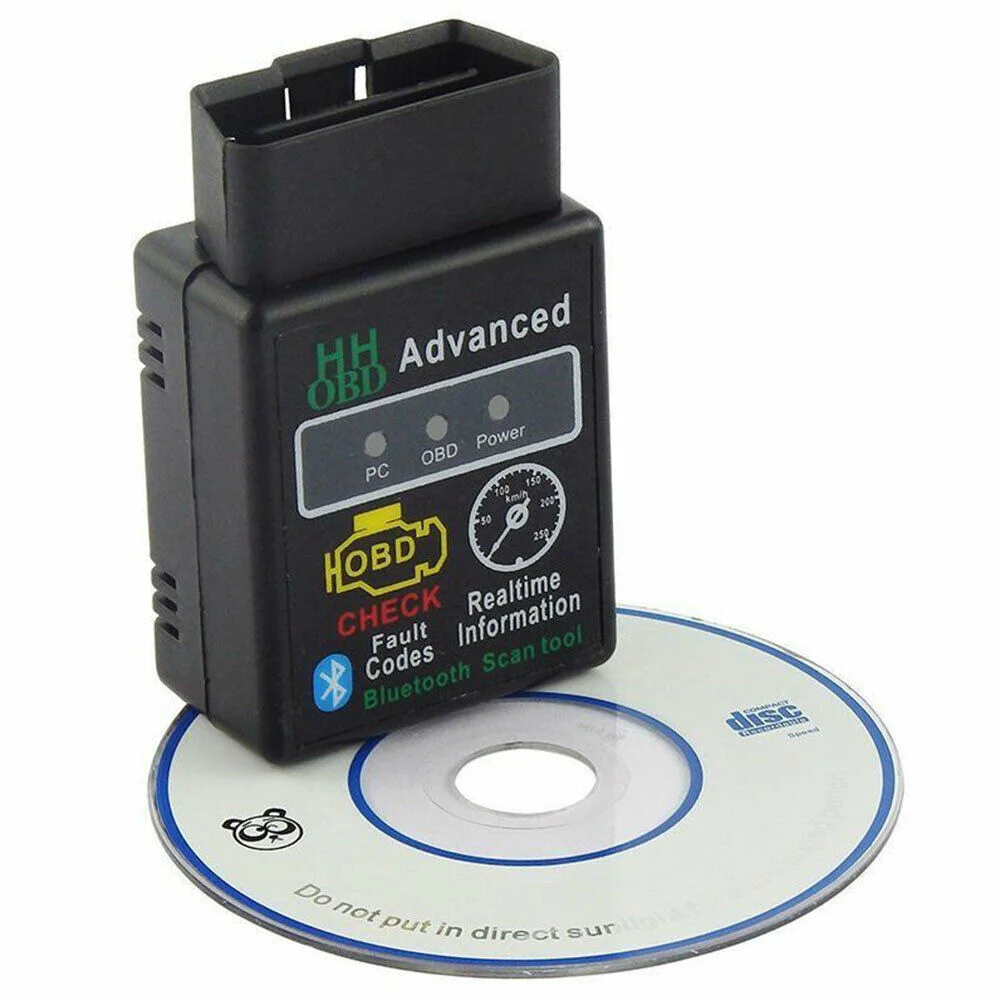 1 шт. OBD2 OBDII ELM327 v2.1 Bluetooth Автомобильный сканер для аndroid крутящий момент диагностический сканирующий инструмент Многофункциональные автомобильные аксессуары