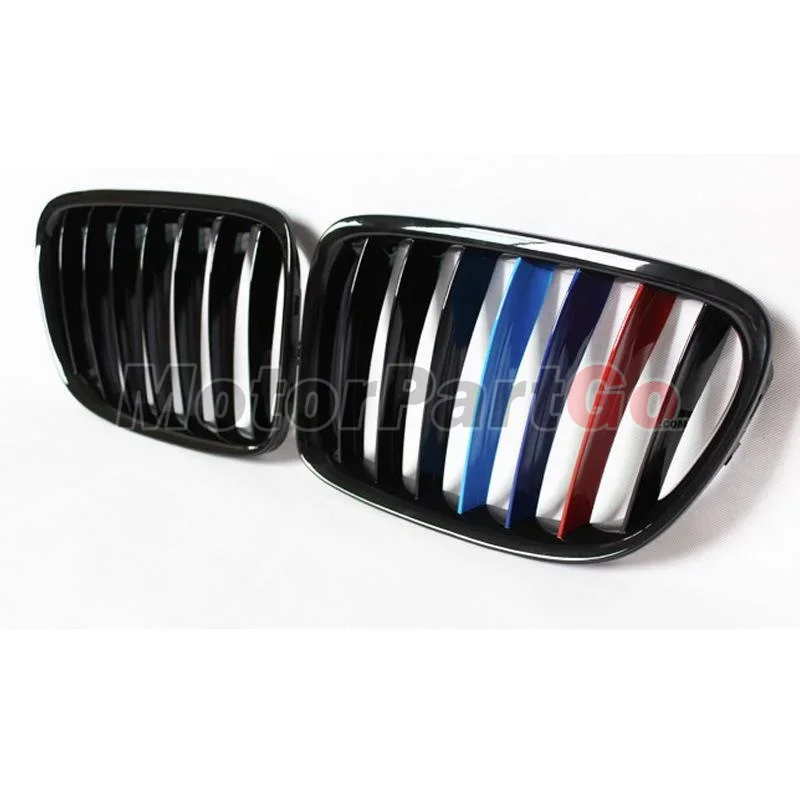 

Глянцевые сменные передние Грили из АБС-пластика 3 цветов 1 пара для BMW X1 E84 2011-2015 B677