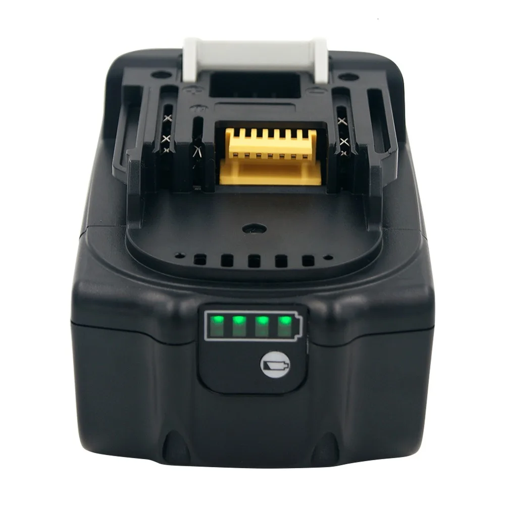 2 упаковки электроинструментов батарея для Makita 18 В батарея 6ah 6000mAh BL1860 Bl1850 BL1840 BL1830 светодиодный светильник баланс зарядка защита