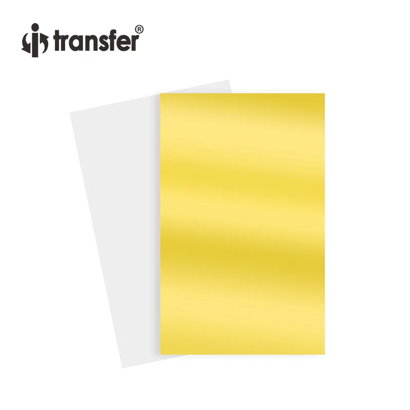 i-Transfer A4 Dark No Cut Self-Weeding Toner Transfer Paper Foil Gold