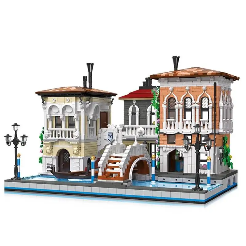 

The Modular Building Blocks Models The Little Venice 89122 Bricks Technical Set Creative Cities Series Toys Gifts For Children