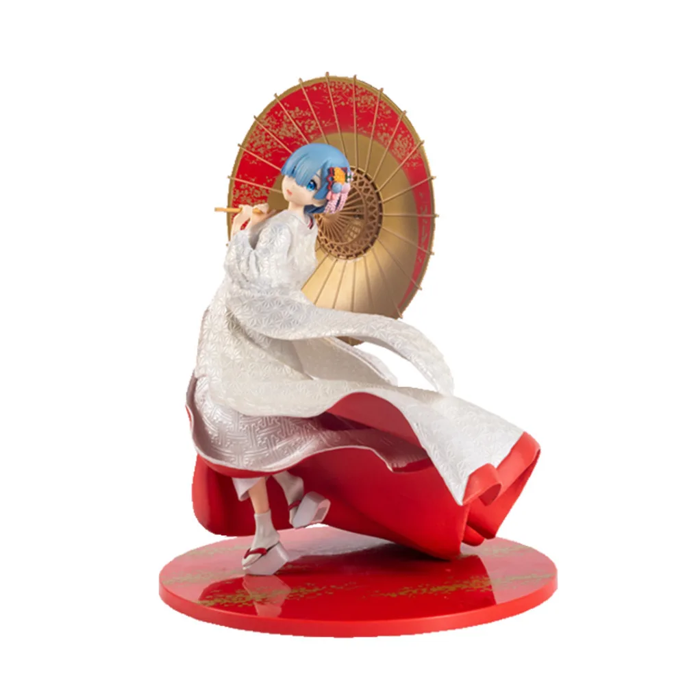 Экшн Фигурка Жизнь в другом мире от нуля игрушки Rem 28 см Furyu ПВХ KO Figma подвижные