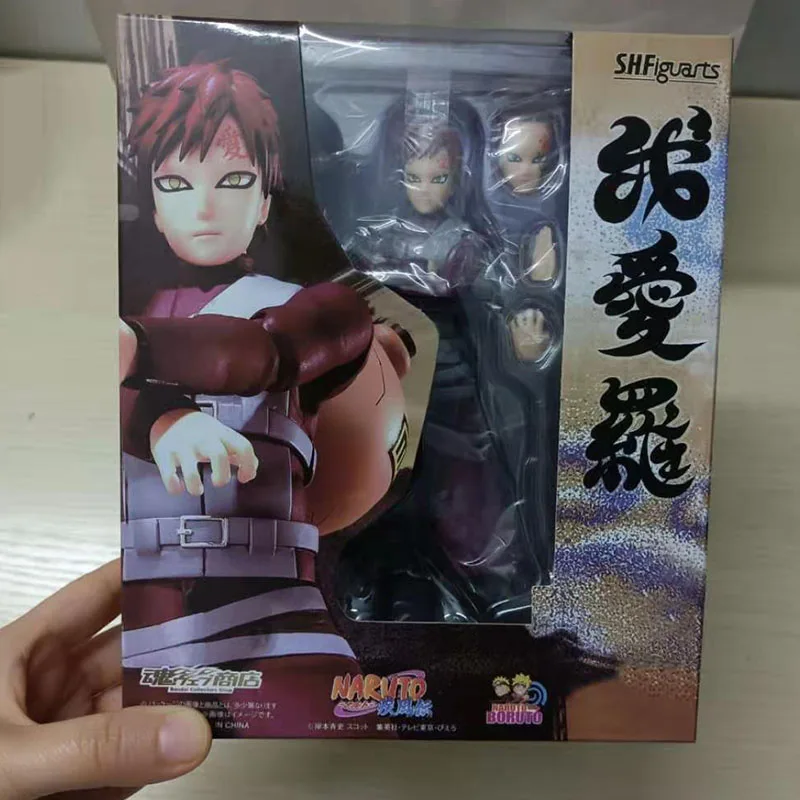 

SHF Gaara Action Figure Toys For Children Anime Naruto Shippuden Super Modeling Gift Dolls Uchiha Itachi Sasuke PVC Model Toys