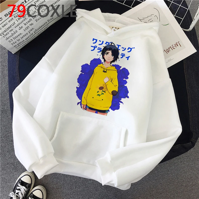 

Wonder Egg Priority hoodies female grunge plus size streetwear y2k aesthetic female hoody hip hop streetwear