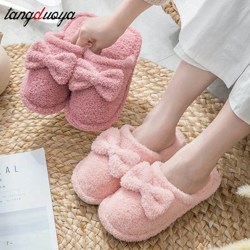 Домашние тапочки мужские домашние зимние теплые женская обувь без застежки на