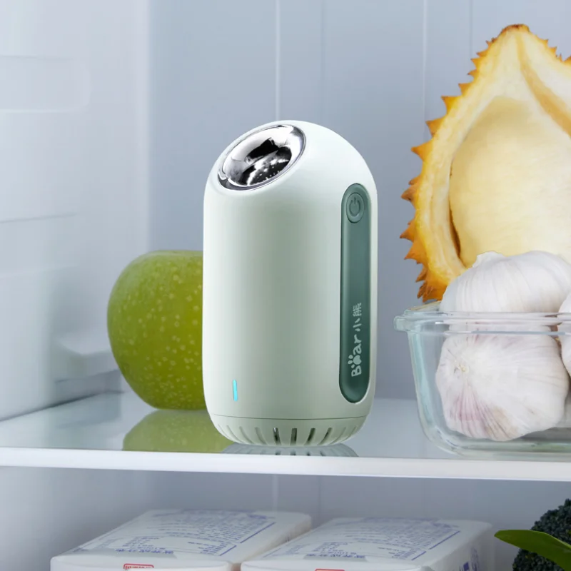 Air Purifier Fridge Freshener Cleaner Ozone Anion Generator Clear Odor Addition To Formaldehyde Machine Bear/JHQ-C02M1 | Бытовая