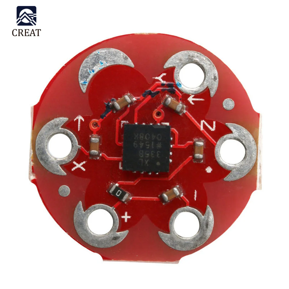 LilyPad трехосевой акселерометр ADXL335 MEMS сенсорный модуль для Arduino Mega2560 3 в аналоговый