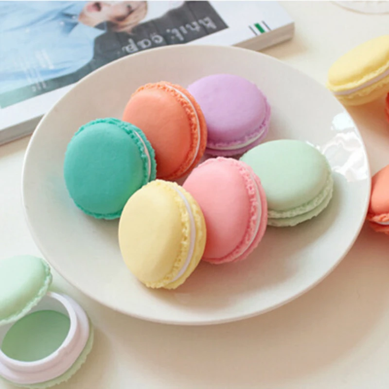 Диспенсер клипса карамельных цветов мини держатель для макарон коробка хранения