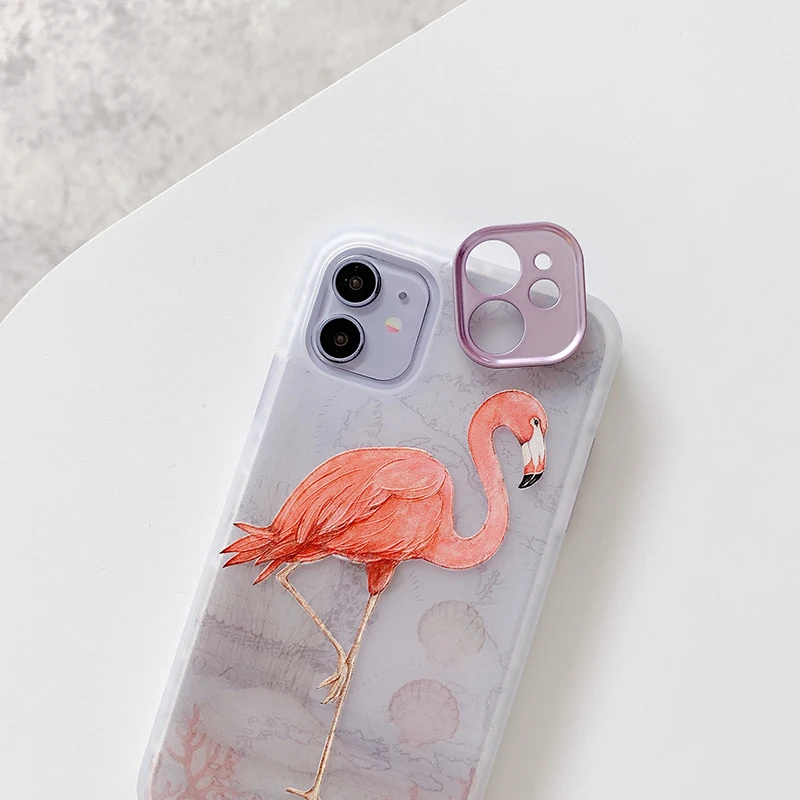 

Stylish Straight Edge Matte Vacuum Plating Fine Hole TPU Shockproof Case For Iphone 12 11 Pro Max Mini 7 8 Plus X XS XR XSMAX