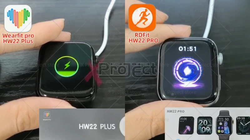 Smartwatch беспроводное зарядное устройство для HW22plus HW22pro smart watch HW22 plus pro часы USB кабель