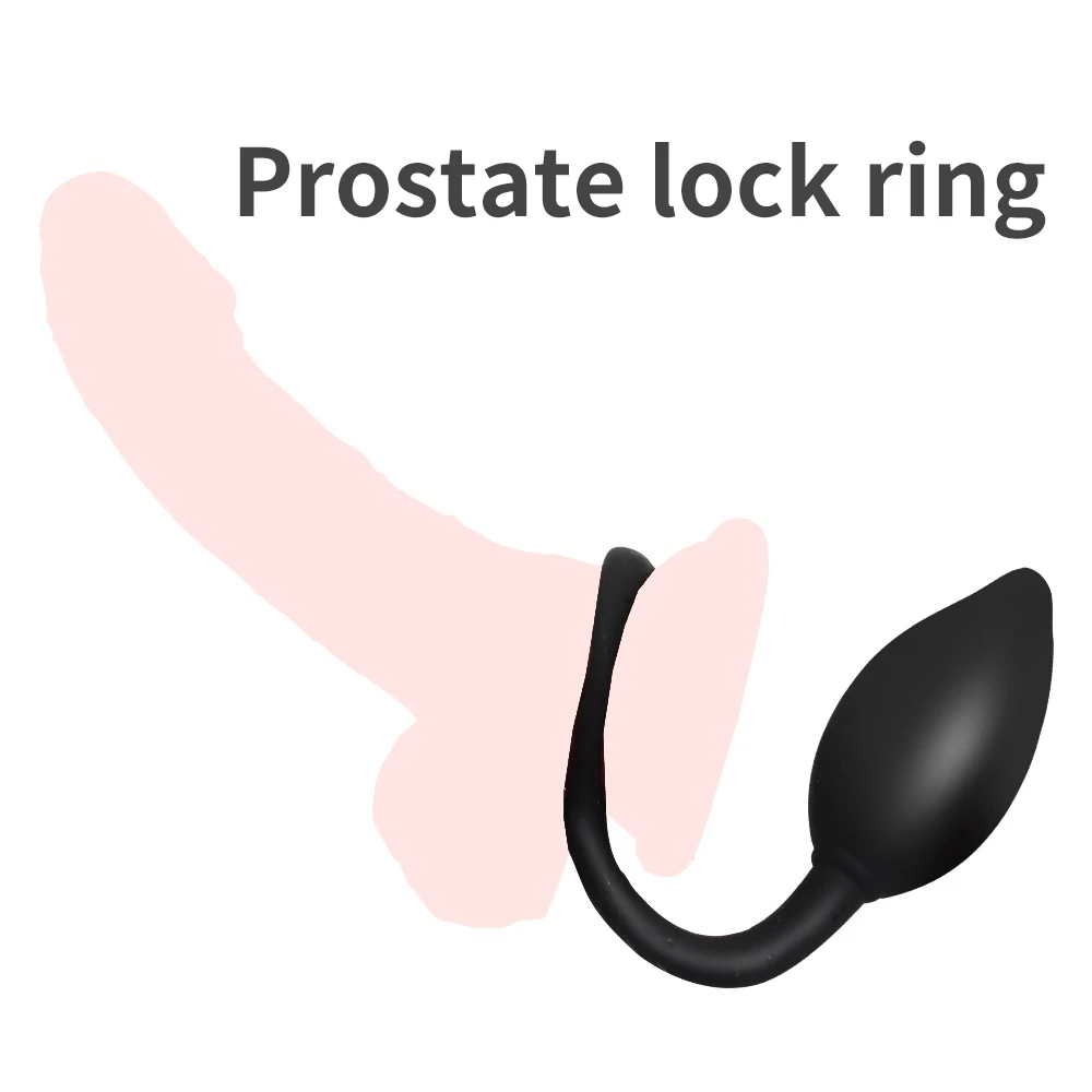 Силиконовые анальные шарики с кольцом на пенис сексуальный секс-игрушка для