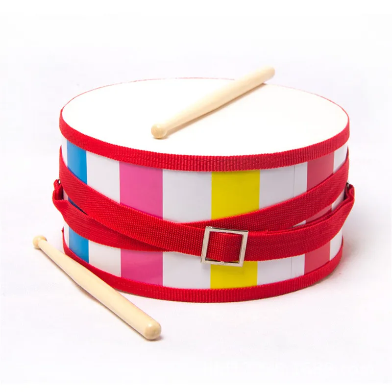 

15 см деревянный барабан с пластиковой бумагой Snare барабан звук Beat музыкальный инструмент Развивающие игрушки для детей начинающих детские ...