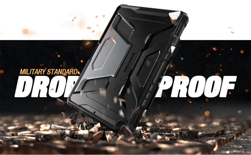 SUPCASE для iPad 10,2 чехол(), для iPad Air 3 Чехол 10," UB тонкий резиновый чехол со встроенным Apple Pencil Holder& kickstand