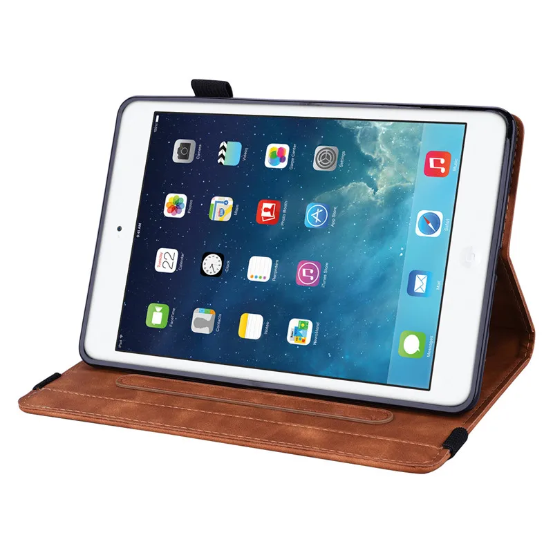 Для iPad Mini 5 4 3 2 1 чехол Роскошный винтажный кожаный подставка умный для Mini2
