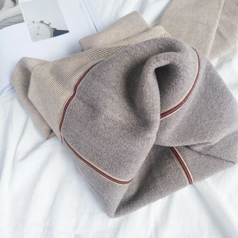 Зимние кашемировые теплые колготки женские цветные толстые хлопковые с высокой