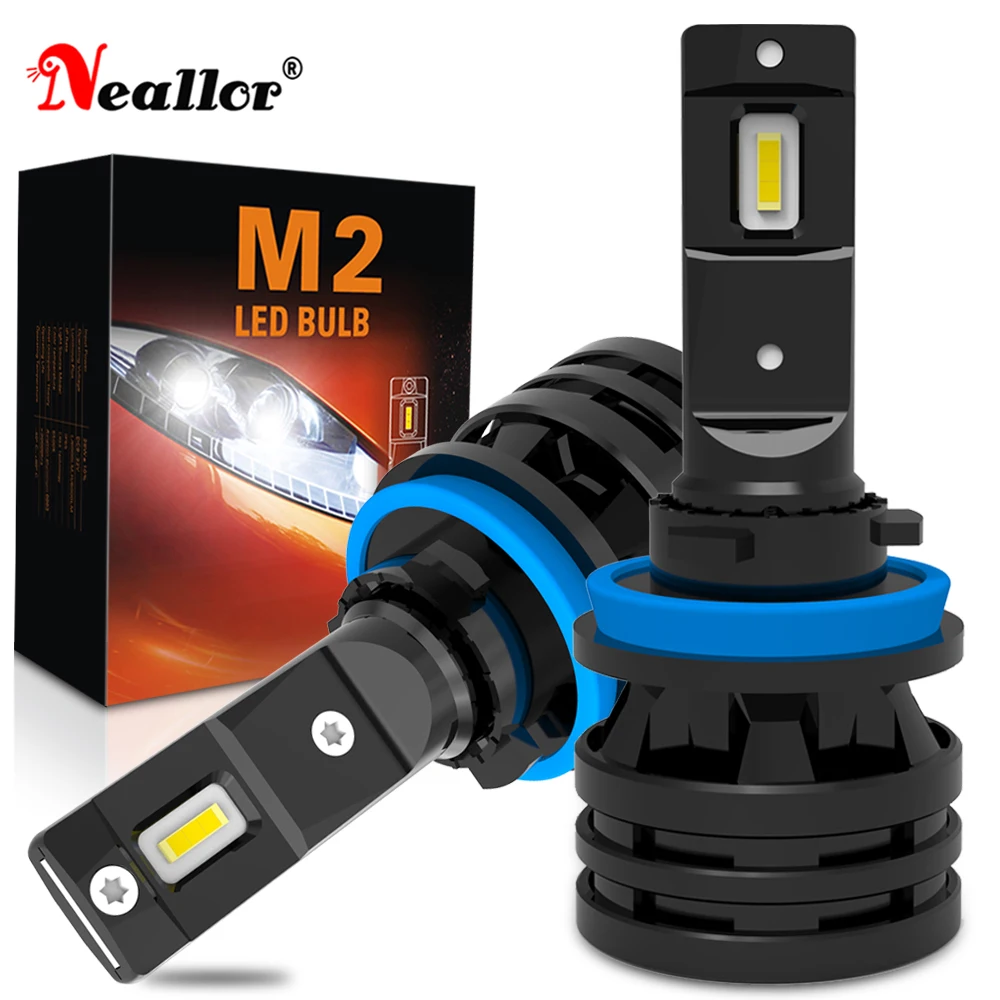 

2Pcs mini H7 H4 LED Bulb Car Headlight H11 H1 H8 H3 H9 9005/HB3 9006/HB4 Hi-Lo Beam 72W 12000LM Auto Headlamp LED 6000K Bulb 12V