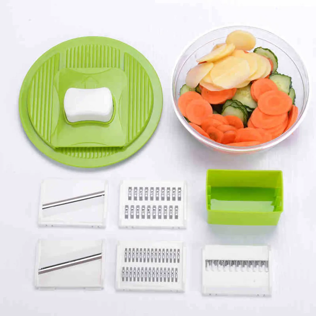 Новый слайсер резак измельчитель целлюлозы фруктов овощей Овощечистка Dicer нож