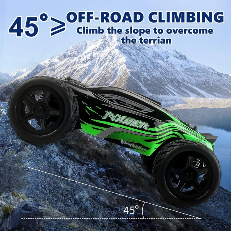 

1:16 Radio RC Car 4WD 36KM/H High Speed RC Cars Off Road Buggy Truck Electric Drift Toy Trucks Green