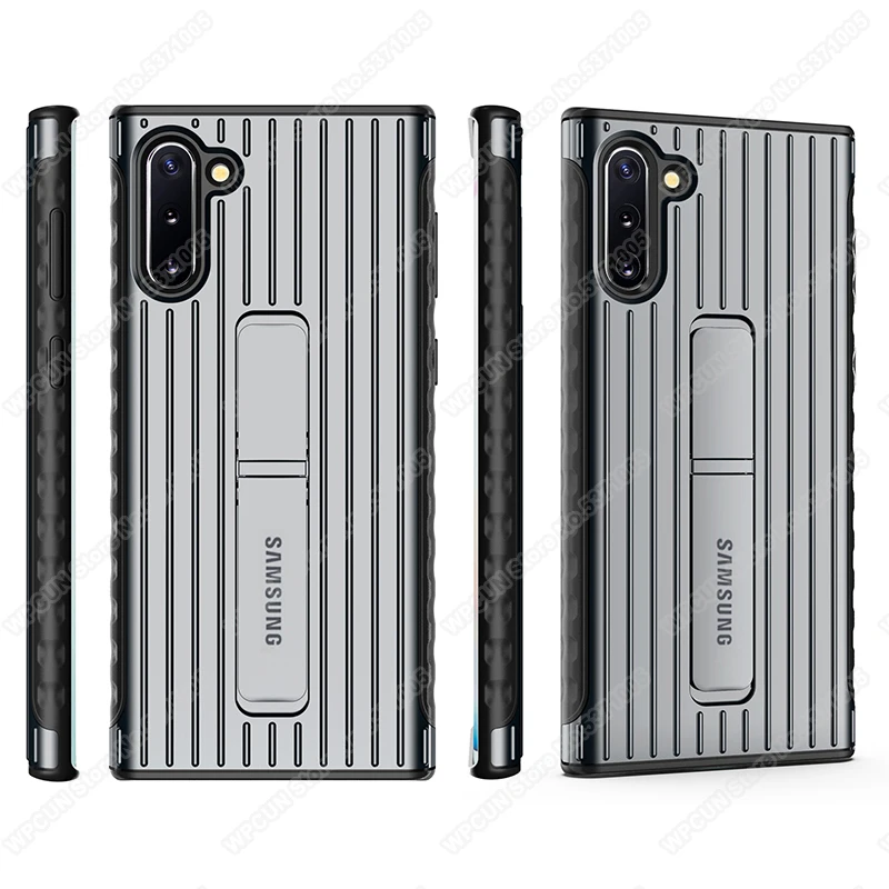 Противоударный чехол-накладка для смартфонов Samsung Galaxy Note 10 Plus с подставкой