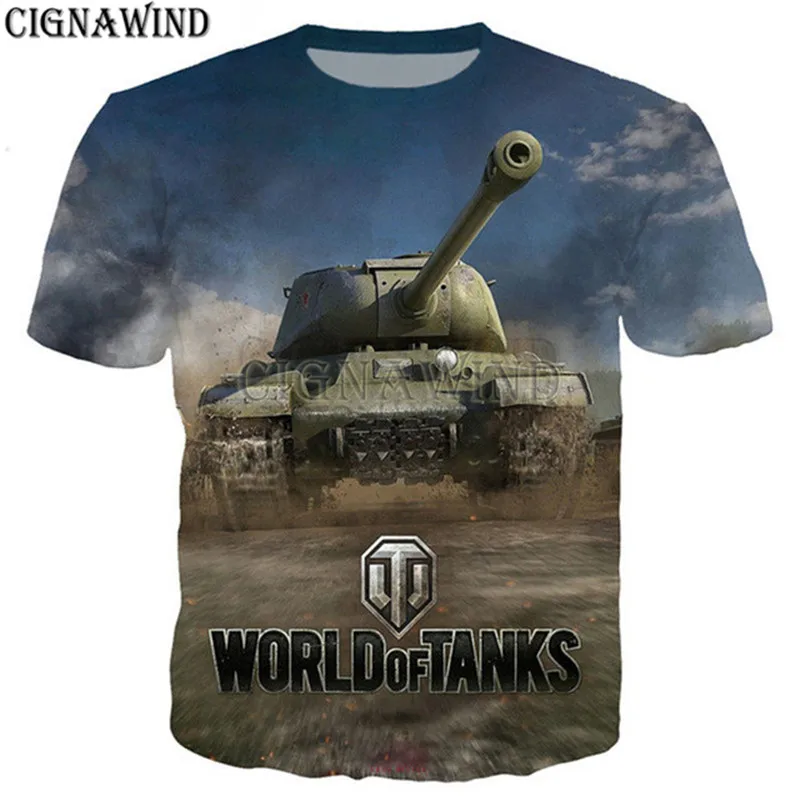 Модная дизайнерская футболка для мужчин и женщин футболки с 3D принтом игры World Of