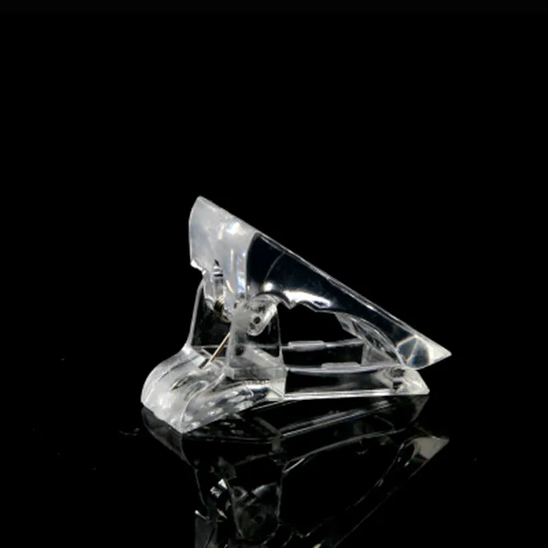 

20 Pcs Nail Clip Acrylic Nail Plastic Fake Finger Polish Extension Tips Quick Building Mold UV Gel LED Manicure Art Builder Tool