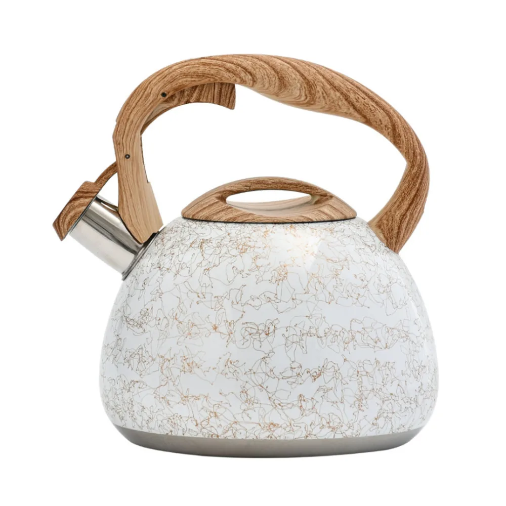 

Чайник Sound Kettle】 из нержавеющей стали, равномерно свистящий чайник для кухонной утвари л