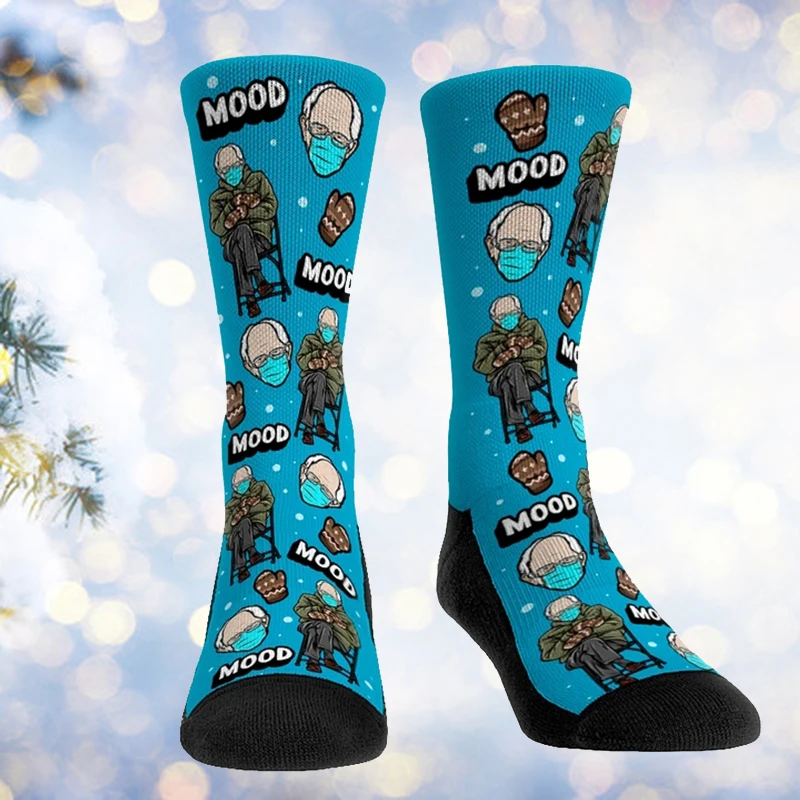 Горячая Берни Сандерс открытие мем носки рок 'em настроение варежки прикольные