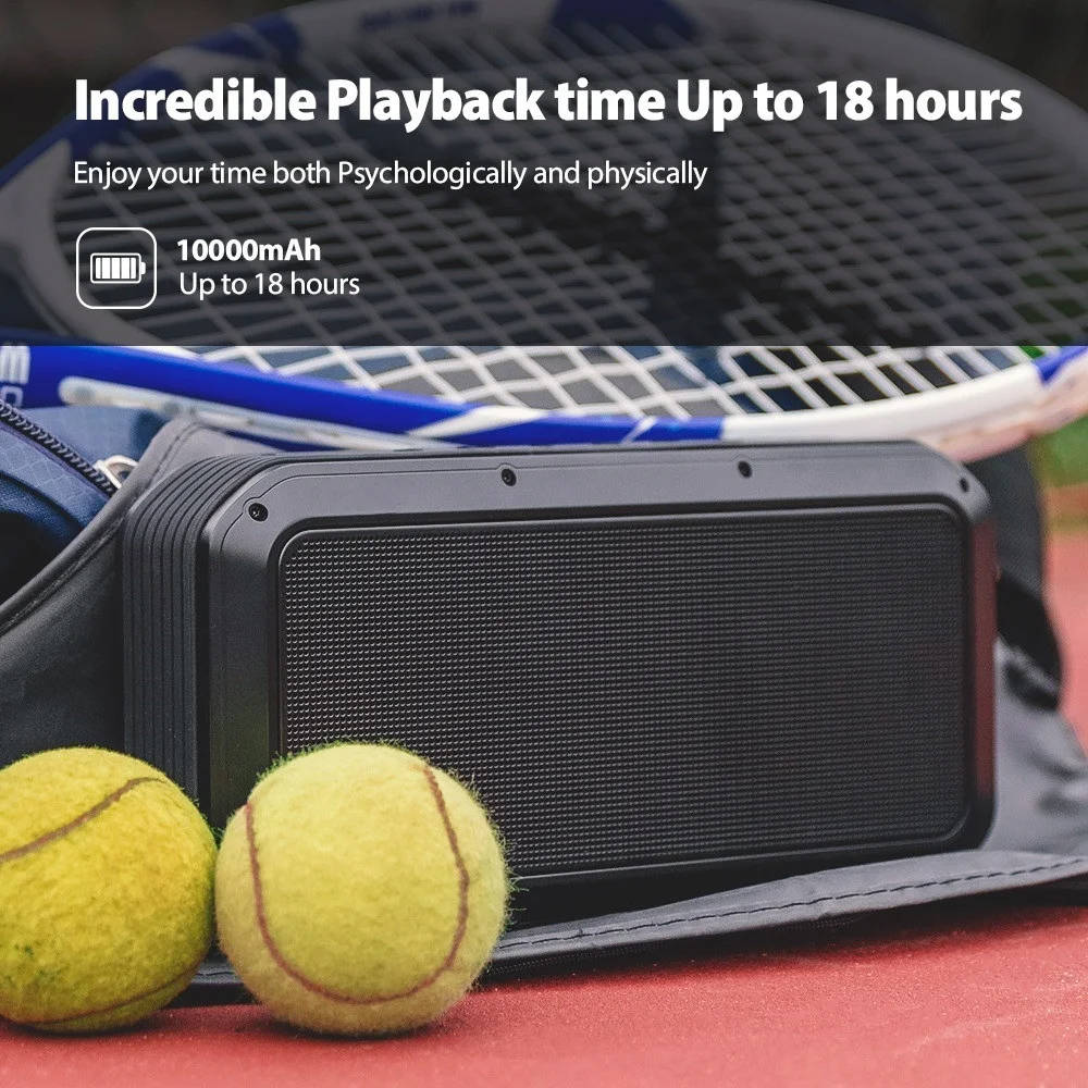 Portable Bluetooth Wireless speaker 40w Super bass with 10000 mAh for 18-Hour Playtime IPX5 Water-Resistant | Электроника