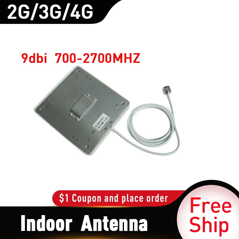 Панельная Антенна 2G 3G 4G 700 2700 МГц CDMA GSM DCS LTE Внутренняя антенна gsm повторитель