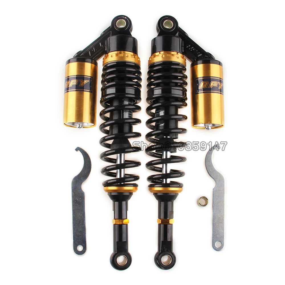 

Универсальные воздушные амортизаторы, 360 мм, 14 дюймов, подходит для Aprilia Ducati большинства ATV Go Kart Quad внедорожный спортивный мотоцикл черного и ...