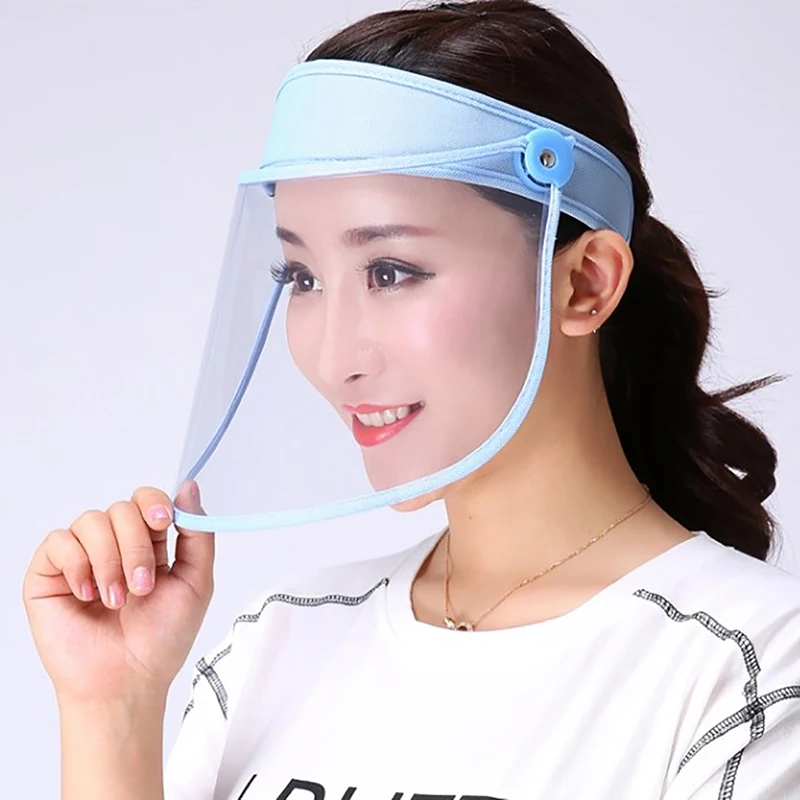 

Transparent Anti-Spitting Hat Adults Unisex Bucket Hat Virus Dustproof Cover Cap Protection Face Cover for Flu Fisherman Cap