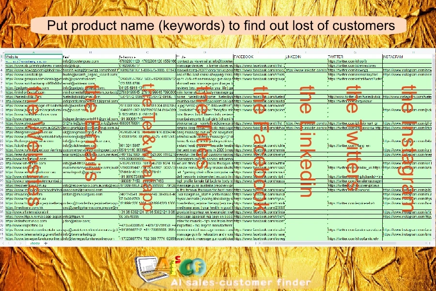 

AI Sales Itelligent Customer Finder Tool