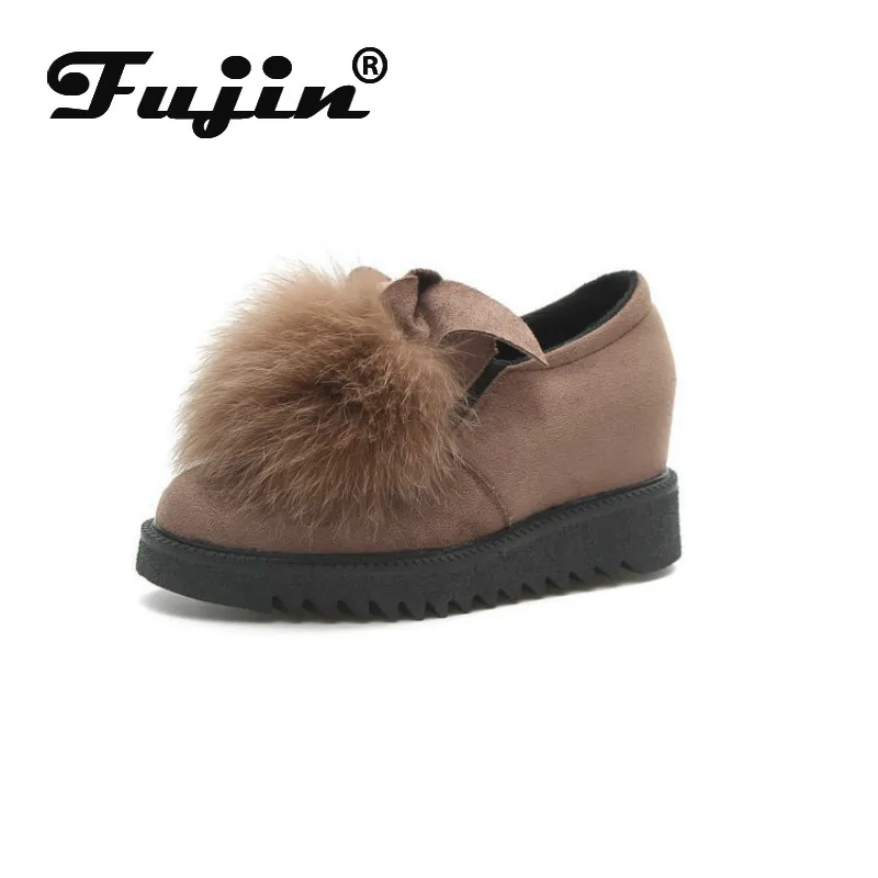 Fujin/Брендовая обувь Женские лоферы Женская на плоской подошве Прямая поставка