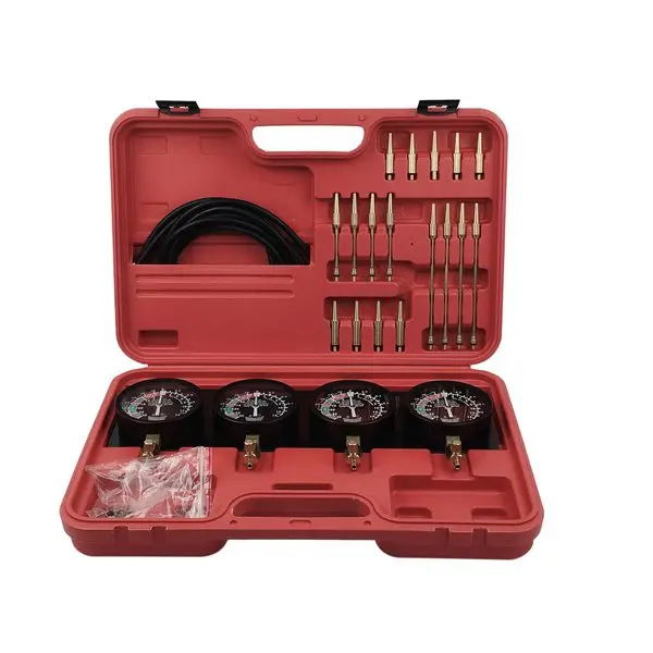

Motorcycle Fuel Vacuum Carburetor Tool Balancer Gauge Kit for Four-Cylinder Motorcycle Vacuum Gauge Set