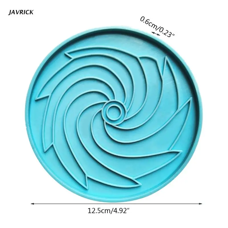 

Tornado Coaster Epoxy Resin Mold Cup Mat Mug Pad Silicone Mould DIY Crafts Tool