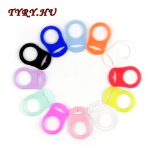 100PCS Baby Dummy Pacifier Adapter Holder Clip Silicone Material for MAM Rings Accessories Chupeta Clamp BPA Free