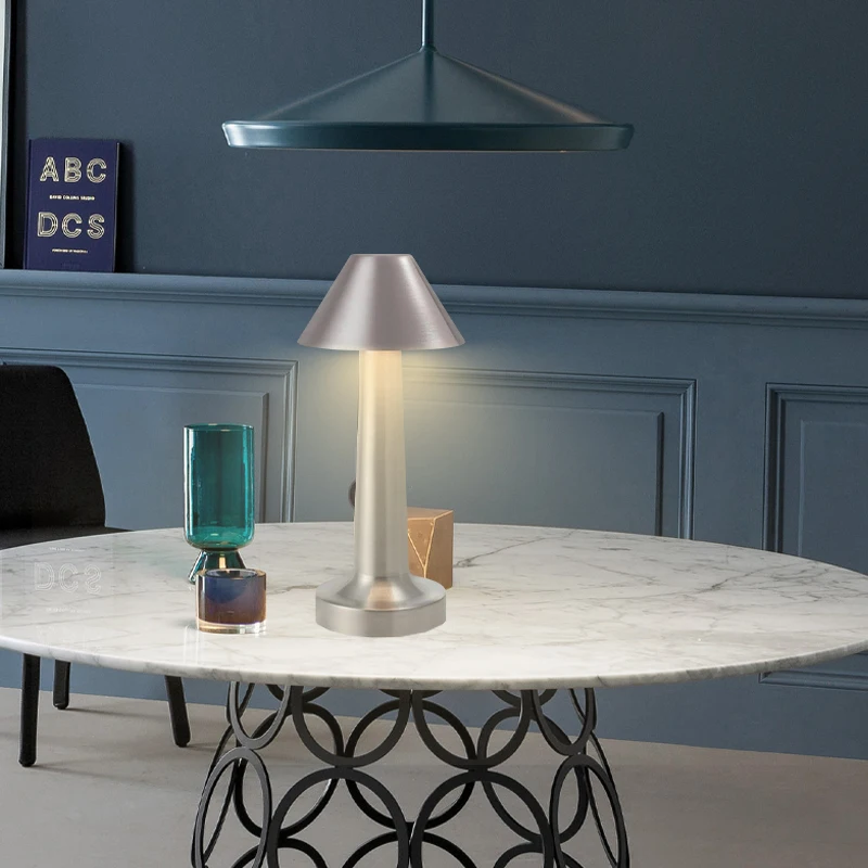 

Portable LED Table Lamp With Touch Sensor, Night Light Nightstand Lamp USB Charging Home Room Decorative Desktop Table Lamp