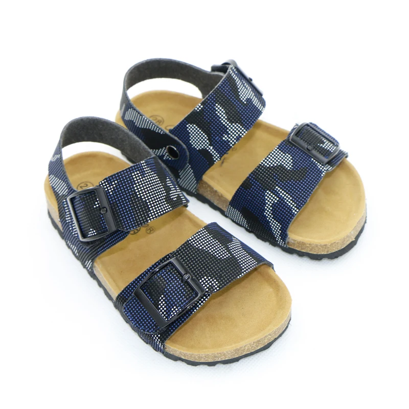 

Kids Sandals Boys Shoes Toddler Printing Leather Flat Casual Children 2021 Summer New