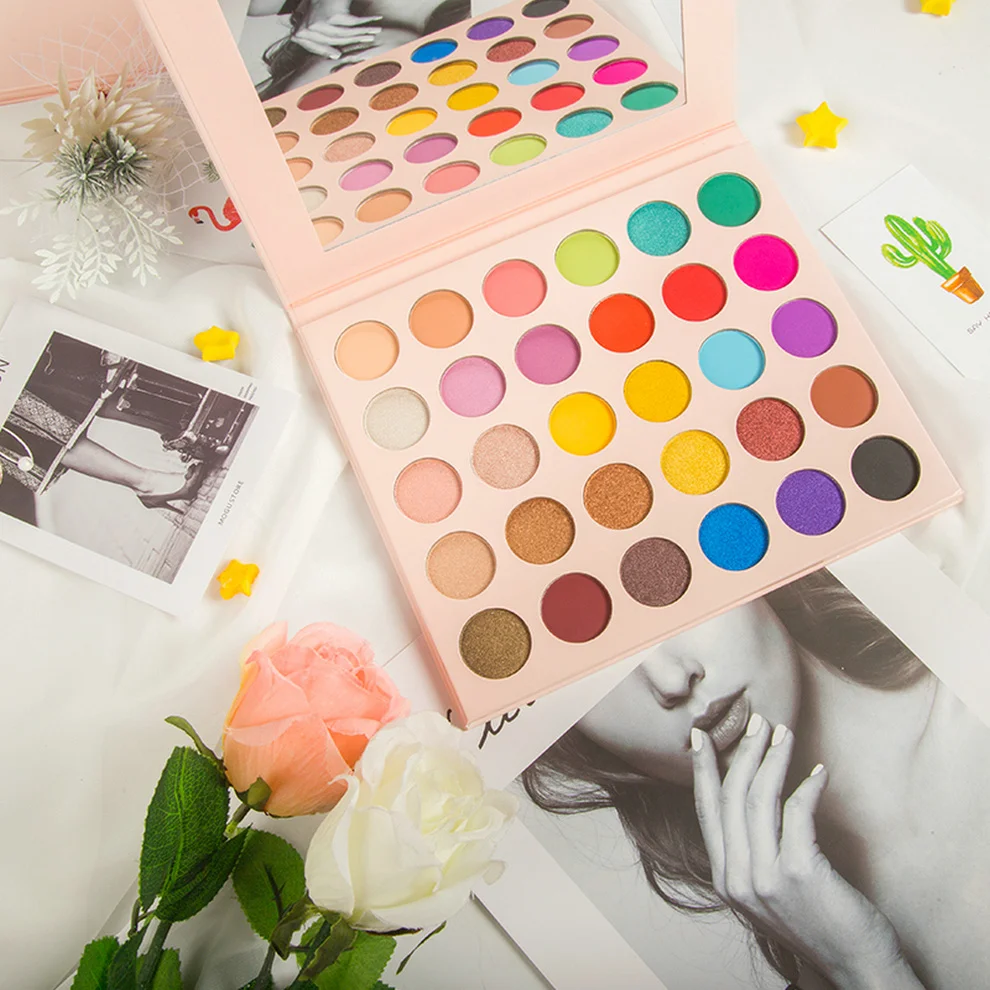 5 шт милые розовые матовые тени для век Палитра частная этикетка мерцающий