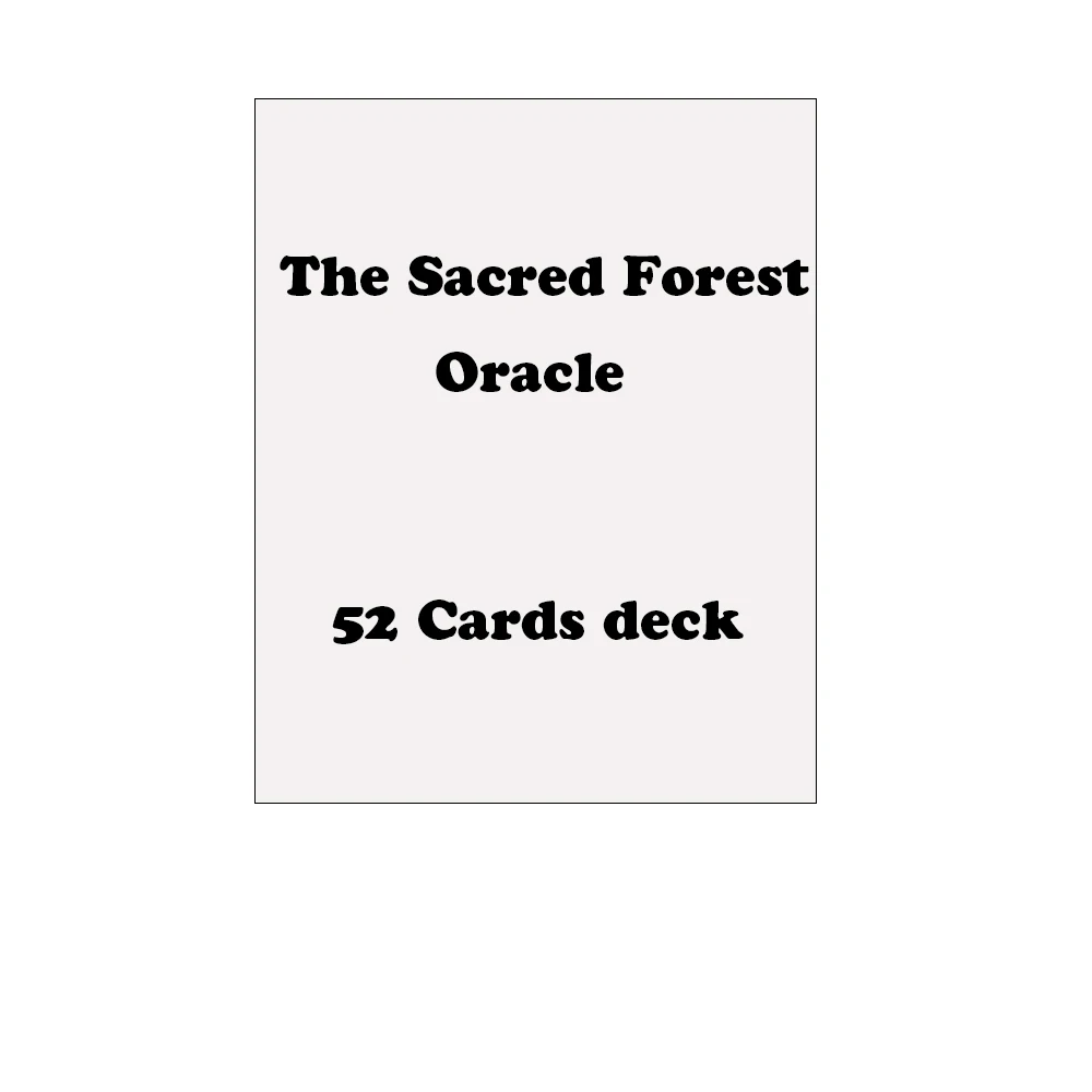 

The Sacred Forest Oracle 52 card deck