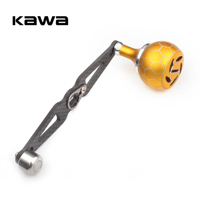 Катушка с ручкой из углеродного волокна KAWA рыболовная катушка сплава прямой