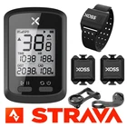 Велосипедный компьютер XOSS G Plus, беспроводной Велосипедный спидометр, GPS, велосипедный компьютер, Ant, Измерение частоты сердцебиения, наручный датчик для Garmin Strava