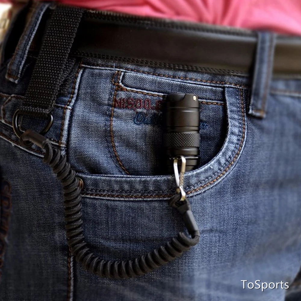 Эластичный шнурок с защитой от потери военный весенний ремень безопасности