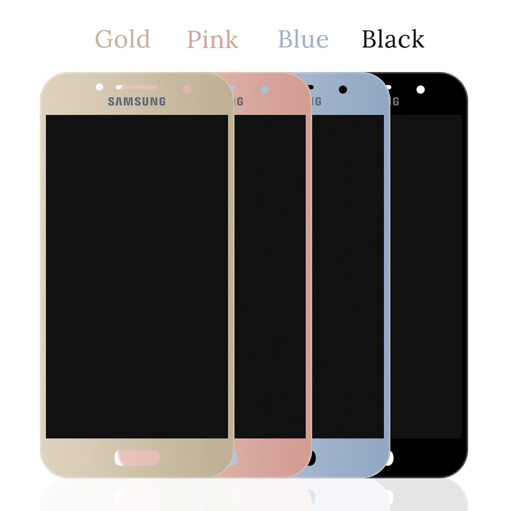ЖК дисплей с регулируемой яркостью для Samsung Galaxy A3 2017 A320 A320F A320M сенсорным экраном и