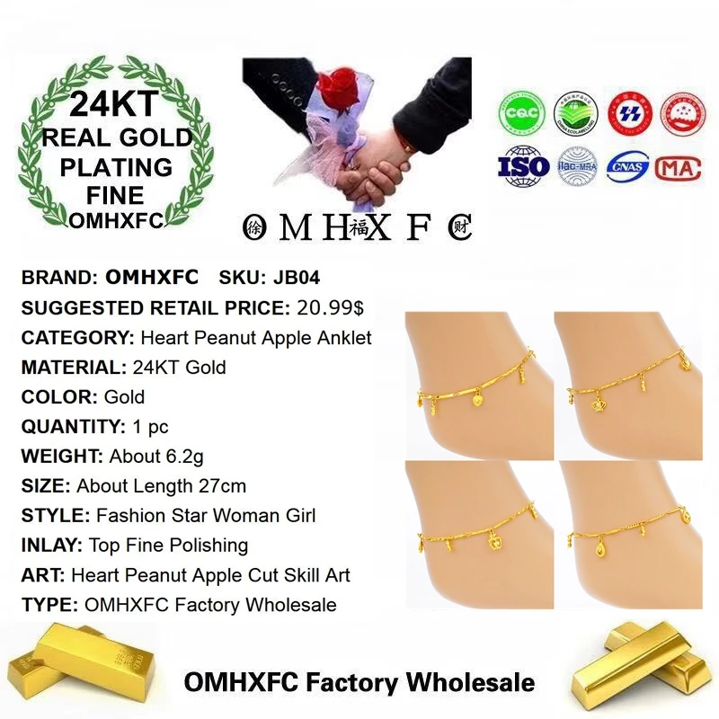 OMHXFC JB04 ювелирные изделия Оптовая Продажа Европейская мода женщина девушка